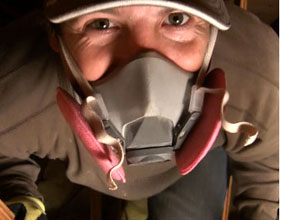 Attic Insulation - This a 3M P100 Mask