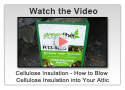 Click Here to Watch - Cellulose Insulation - How to Install Blown Insulation into Your Attic