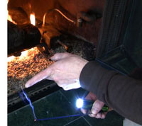 Fireplaces are major sources of air leakage